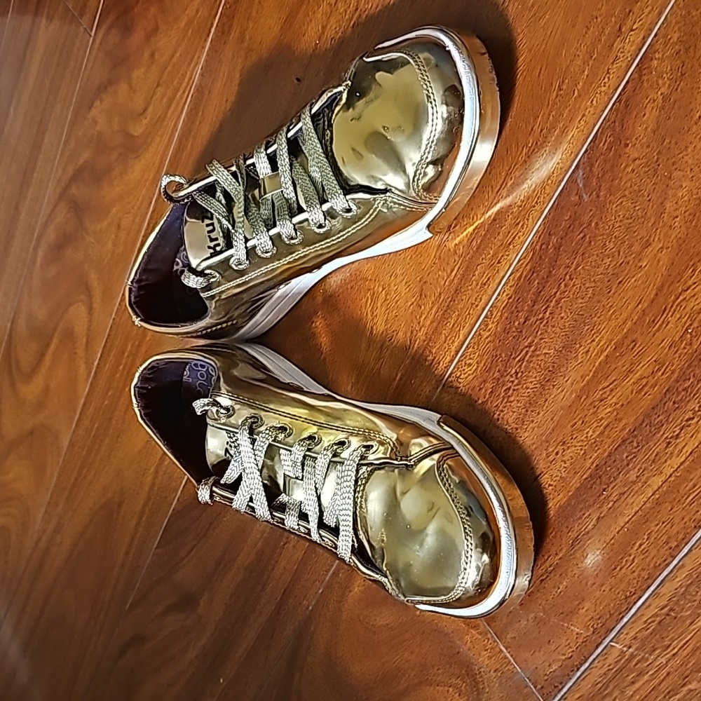 Kruzin Vera Metallic Gold Women's Shoes GUC Sz 9